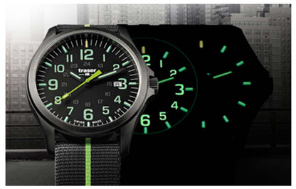 Traser P67 Officer Pro 107426 Watch • Swiss Made Quartz • trigalight Technology