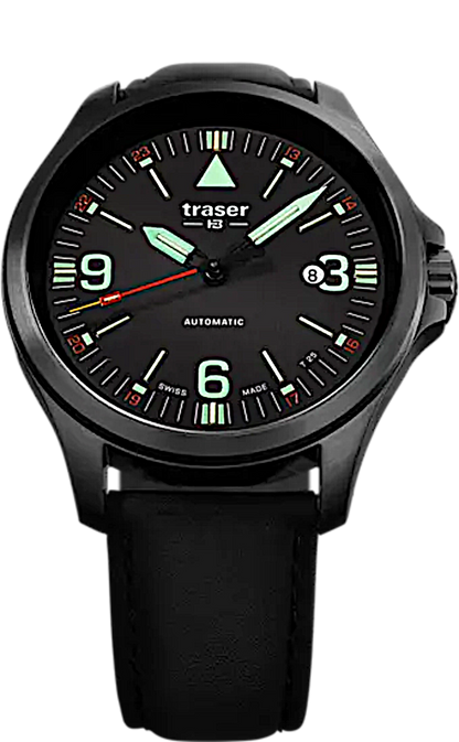 Traser P67 Officer Pro 108075 Men's Watch • Swiss Automatic • trigalight