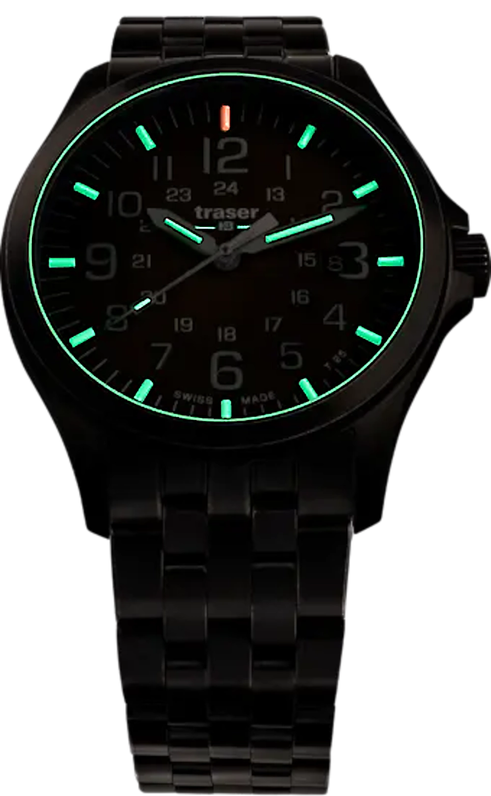 Traser P67 Officer Pro Gunmetal 108738 Men's Watch • trigalight • Sapphire Glass