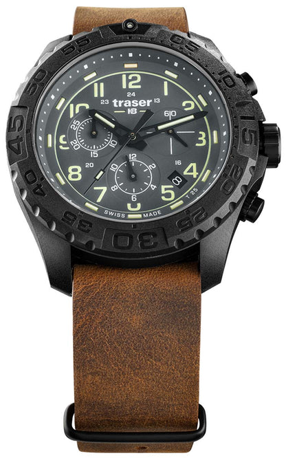 Traser P96 OdP Evolution Chrono 109045 Men's Watch • Swiss Made Quartz Watch • Sapphire Crystal
