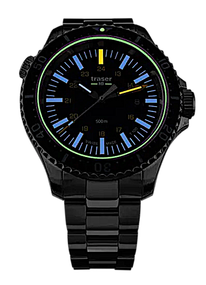 Traser P67 Diver 109370 Men's Watch • T100 trigalight • 50 bar