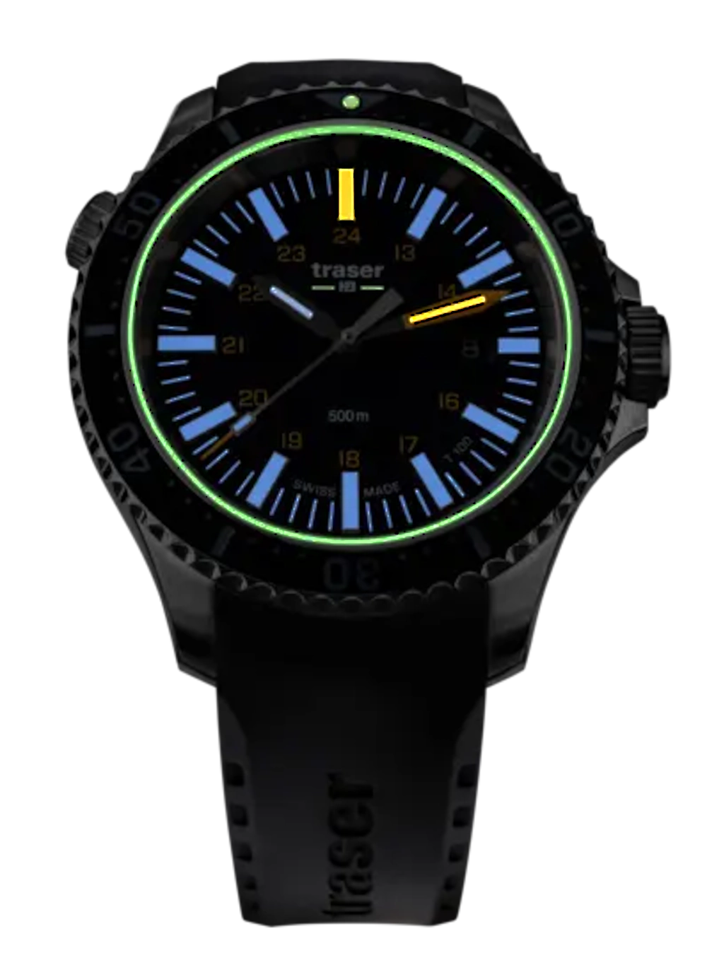 Traser P67 Diver T100 109371 Men's Watch • 50 bar • Trigalight
