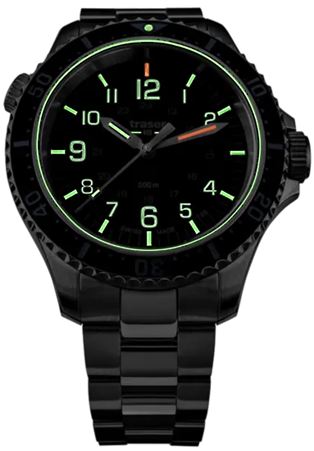 Traser P67 Diver 109373 Men's Watch • Trigalight • Sapphire Crystal