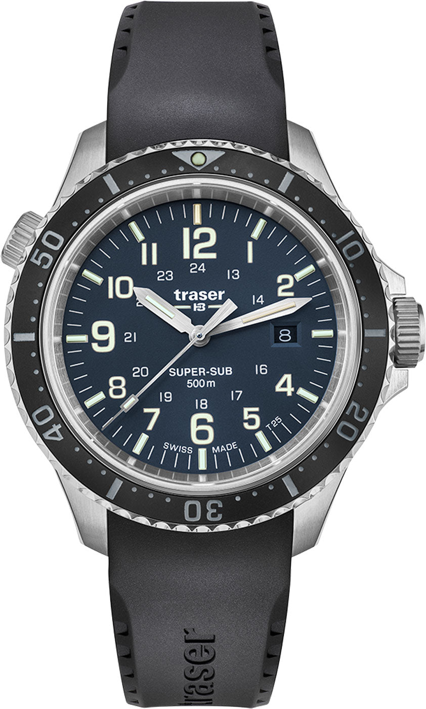 Traser P67 Diver 109374 Men's Watch • Swiss Made Quartz • Trigalight