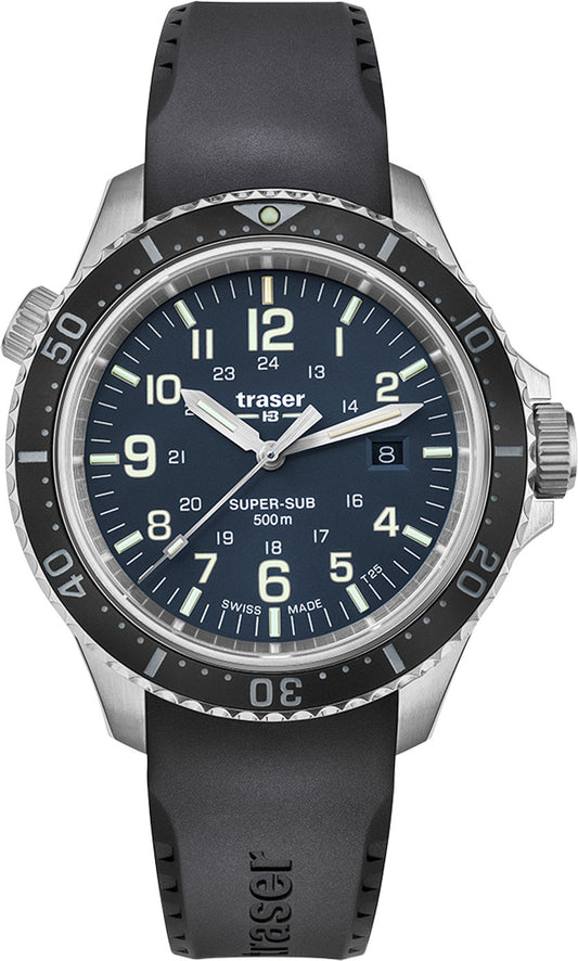 Traser P67 Diver 109374 Men's Watch • Swiss Made Quartz • Trigalight