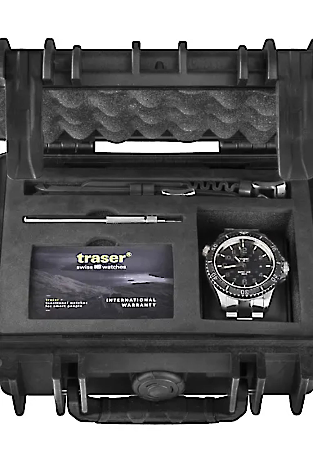 Traser P67 Diver Black Special Set 109376 Men's Watch • 50 Bar • trigalight