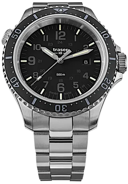 Traser P67 Diver Black Special Set 109376 Men's Watch • 50 Bar • trigalight