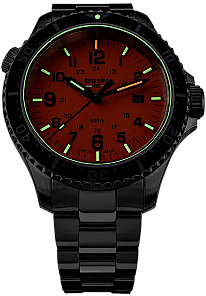 Traser P67 Diver 109379 Men's Watch • trigalight® • 50 bar • Sapphire Crystal
