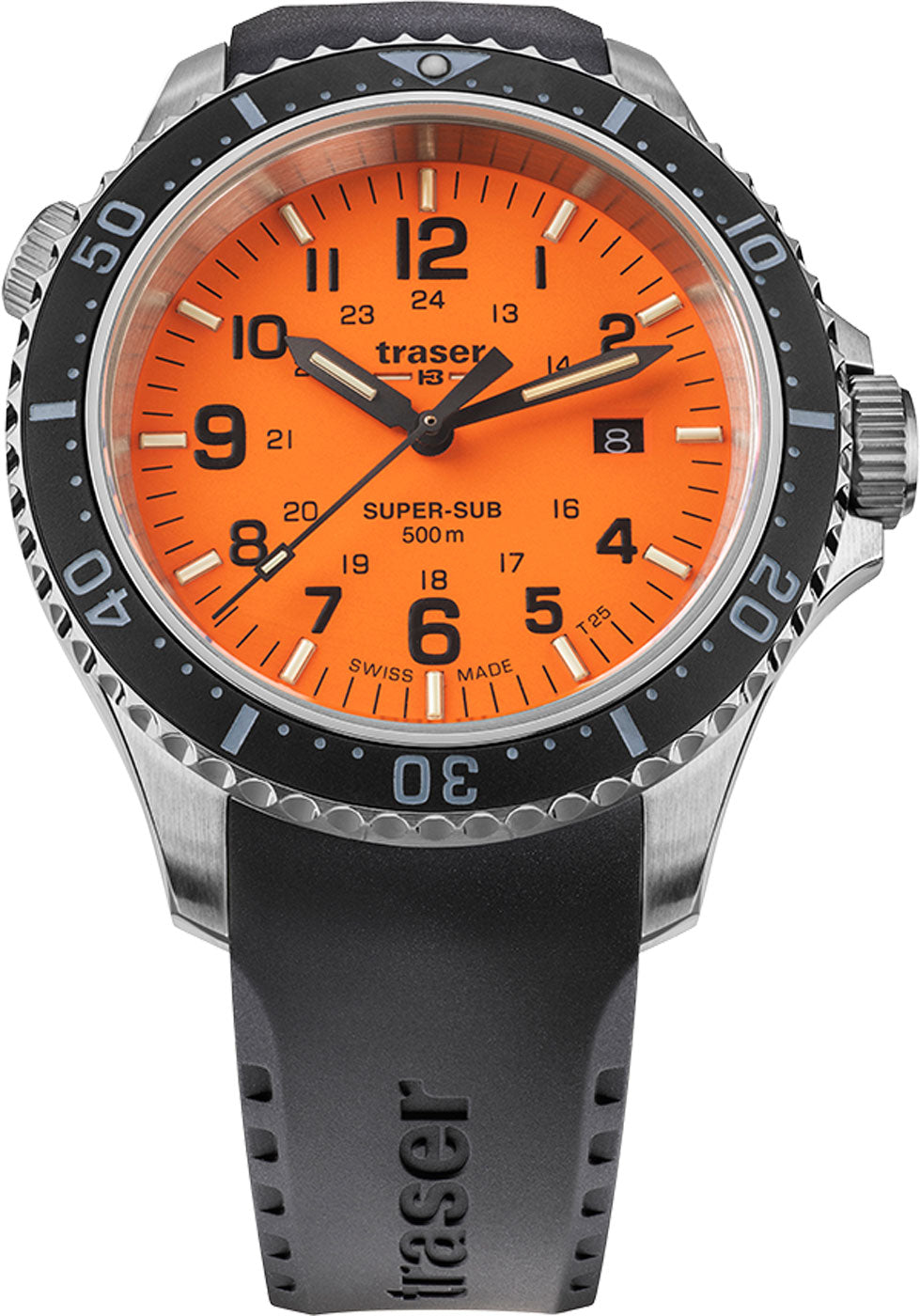 Traser P67 Diver 109380 Men's Watch • trigalight® • 50 Bar Water Resistant