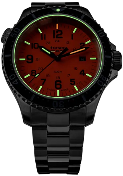 Traser P67 Diver 109381 Men's Watch • trigalight • 50 bar