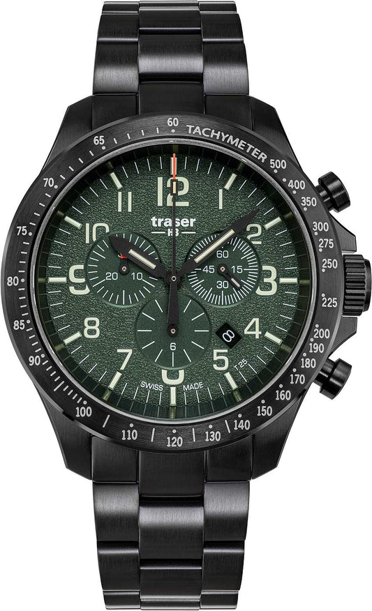 Traser P67 Officer Pro Chronograph 109464 Men's Watch • trigalight • Sapphire Crystal