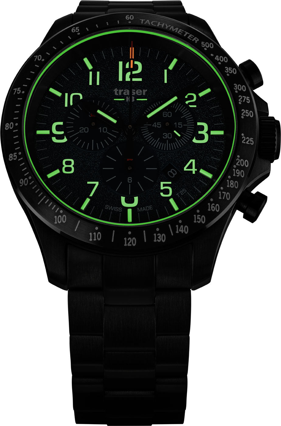 Traser P67 Officer Pro Chronograph 109464 Men's Watch • trigalight • Sapphire Crystal