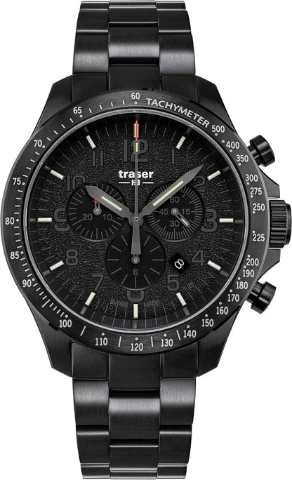Traser P67 Officer Pro Chronograph 109466 Men's Watch • Swiss Quartz Chronograph • trigalight Technology