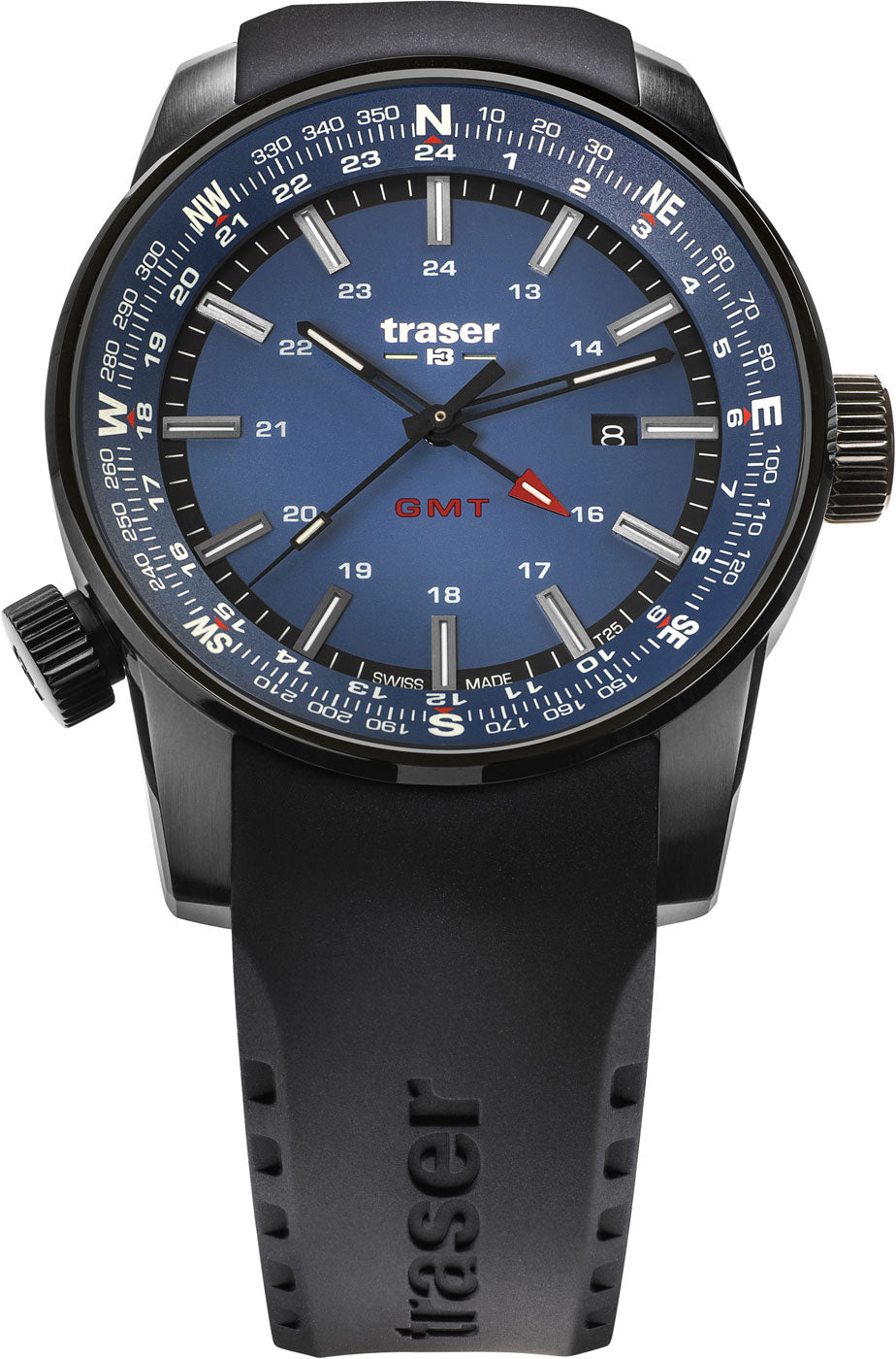 Traser P68 Pathfinder GMT 109743 Men's Watch • trigalight Illumination • GMT Function