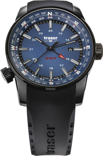 Traser P68 Pathfinder GMT 109743 Men's Watch • trigalight Illumination • GMT Function