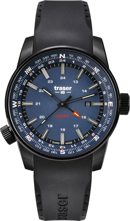 Traser P68 Pathfinder GMT 109743 Men's Watch • trigalight Illumination • GMT Function