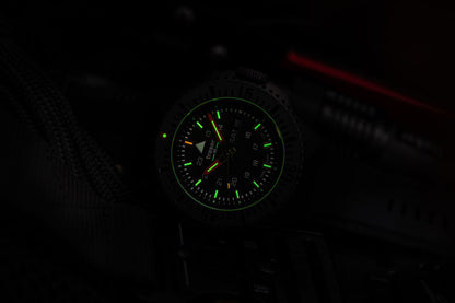 Traser P69 Black Stealth Black 109855 Watch • trigalight technology • 50 bar water resistant