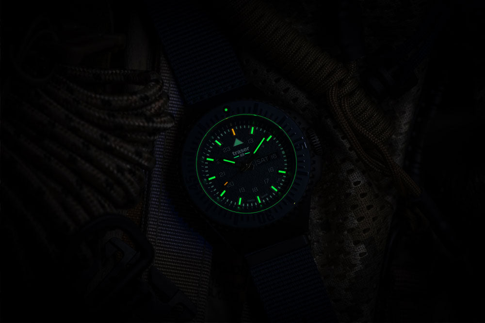 Traser P69 Black Stealth 109856 Men's Watch • Swiss Made Quartz • Sapphire Crystal