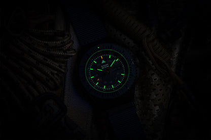 Traser P69 Black Stealth 109856 Men's Watch • Swiss Made Quartz • Sapphire Crystal