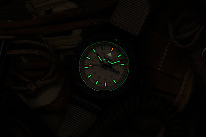 Traser P69 Black Stealth 109860 Men's Watch • trigalight technology • Swiss Made quartz movement