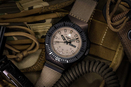 Traser P69 Black Stealth 109860 Men's Watch • trigalight technology • Swiss Made quartz movement