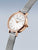 Bering Classic Damenuhr in Roségold mit silbernem Milanaise-Armband