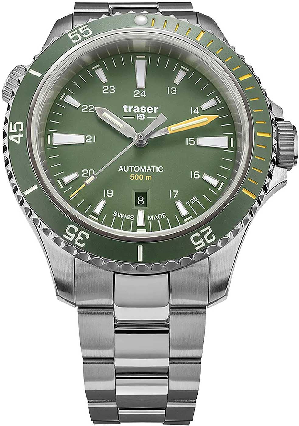 Traser P67 Diver Automatic Green 110328 Men's Watch • Automatic Movement • Sapphire Glass