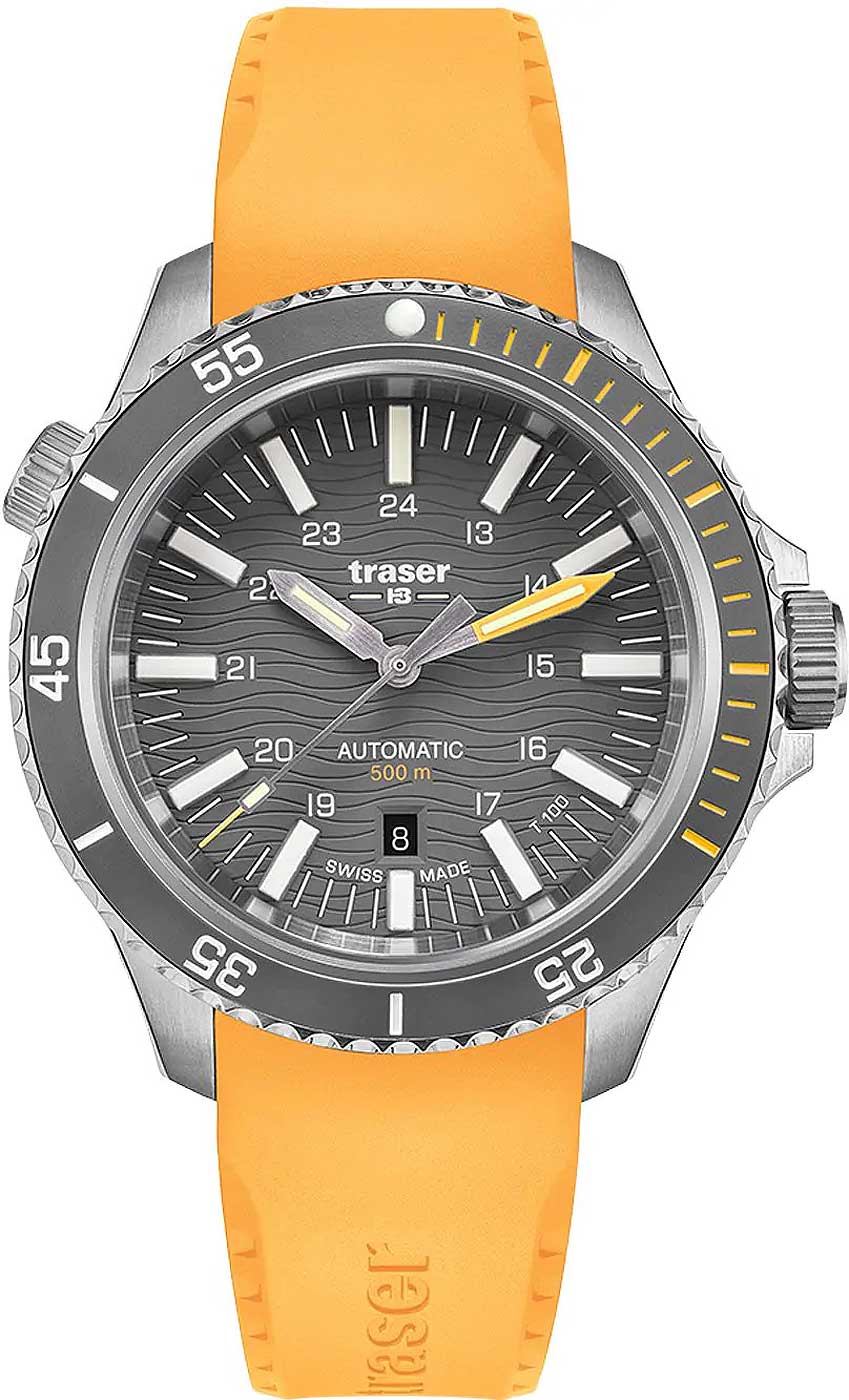 Traser P67 Diver Automatic T100 Grey 110331 Men's Watch • Automatic • Sapphire Crystal