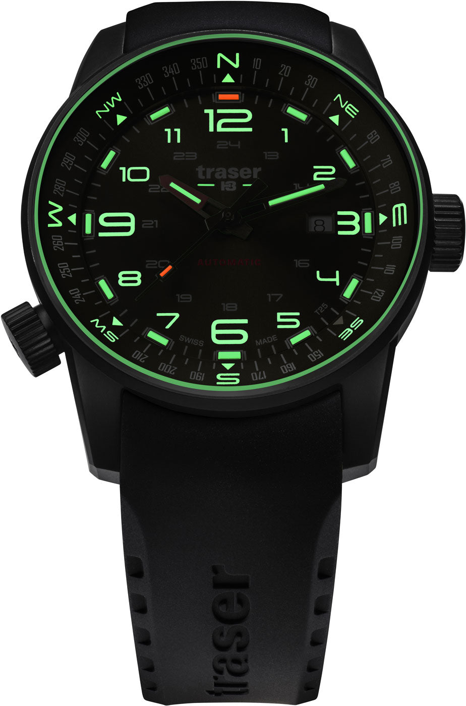 Traser P68 Pathfinder Automatic 110457 Men's Watch • Swiss Made Automatic Movement • trigalight Illumination Technology