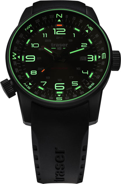 Traser P68 Pathfinder Automatic 110457 Men's Watch • Swiss Made Automatic Movement • trigalight Illumination Technology