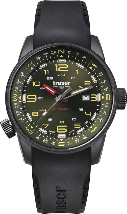 Traser P68 Pathfinder Automatic 110457 Men's Watch • Swiss Made Automatic Movement • trigalight Illumination Technology