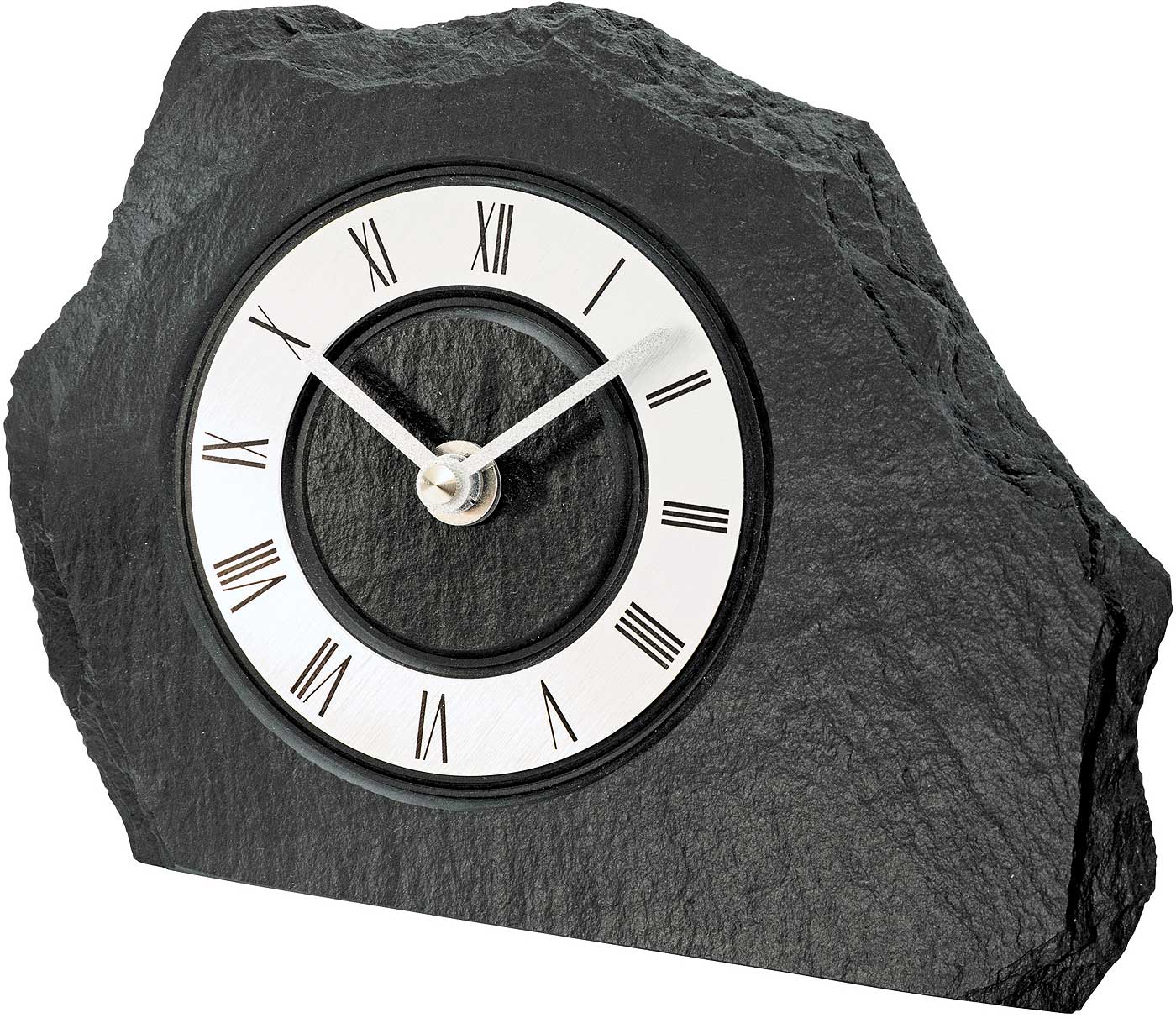 Horloge de table AMS 14x20x4 cm Ardoise • Mouvement silencieux • Made in Germany