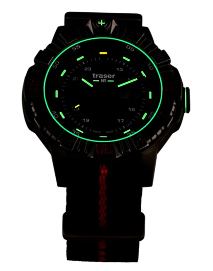 Traser P69 Black Stealth 109855 Men's Watch • Swiss Made Quartz Watch • Sapphire Crystal