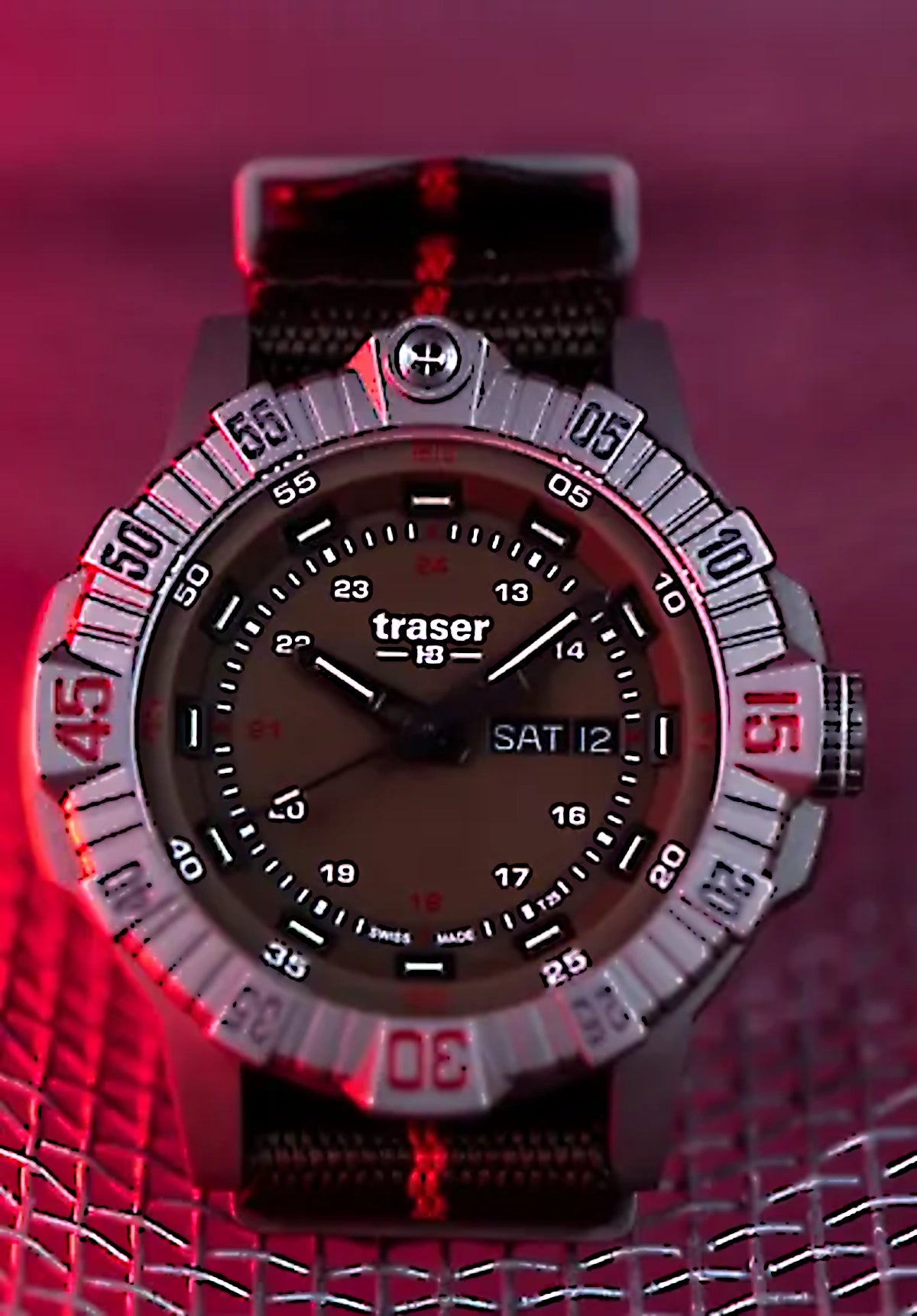 Traser P69 Black Stealth 109855 Men's Watch • Swiss Made Quartz Watch • Sapphire Crystal
