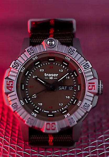 Traser P69 Black Stealth 109855 Men's Watch • Swiss Made Quartz Watch • Sapphire Crystal