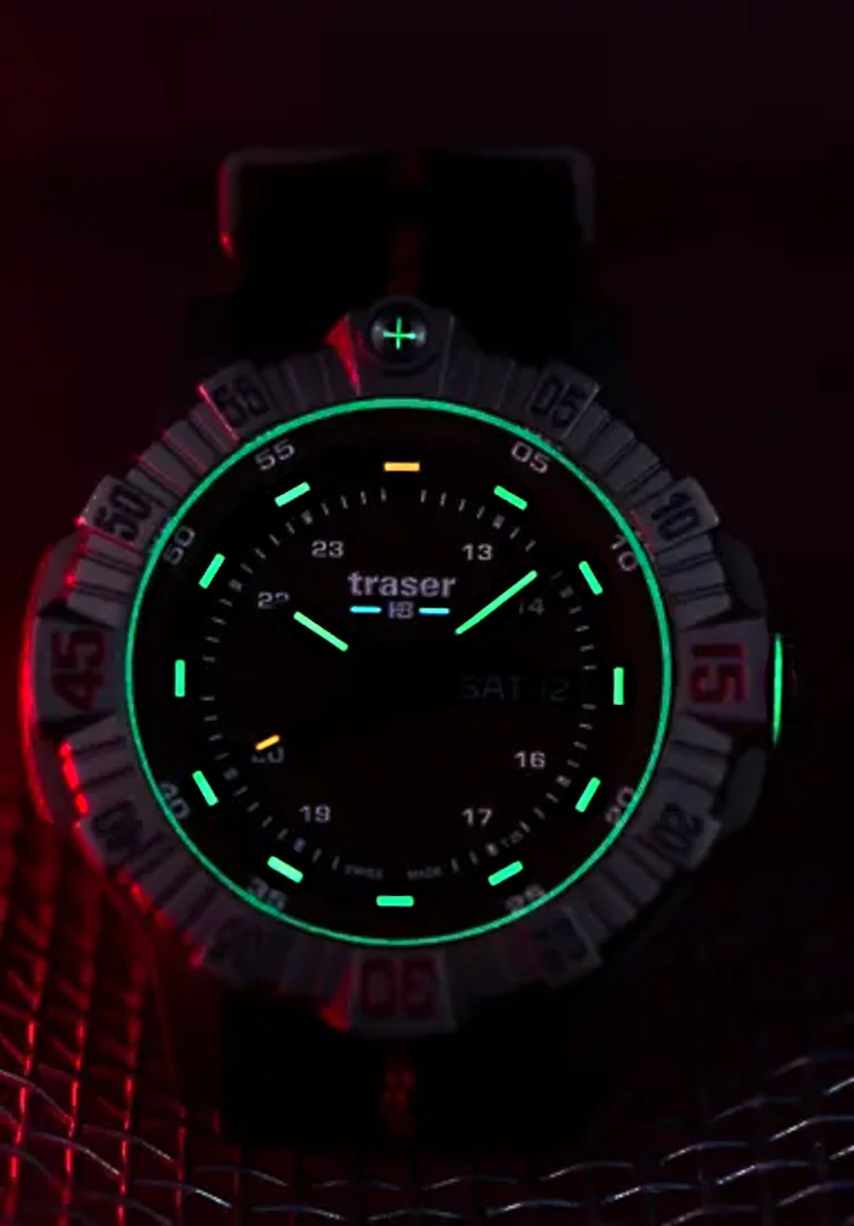 Traser P69 Black Stealth 109855 Men's Watch • Swiss Made Quartz Watch • Sapphire Crystal