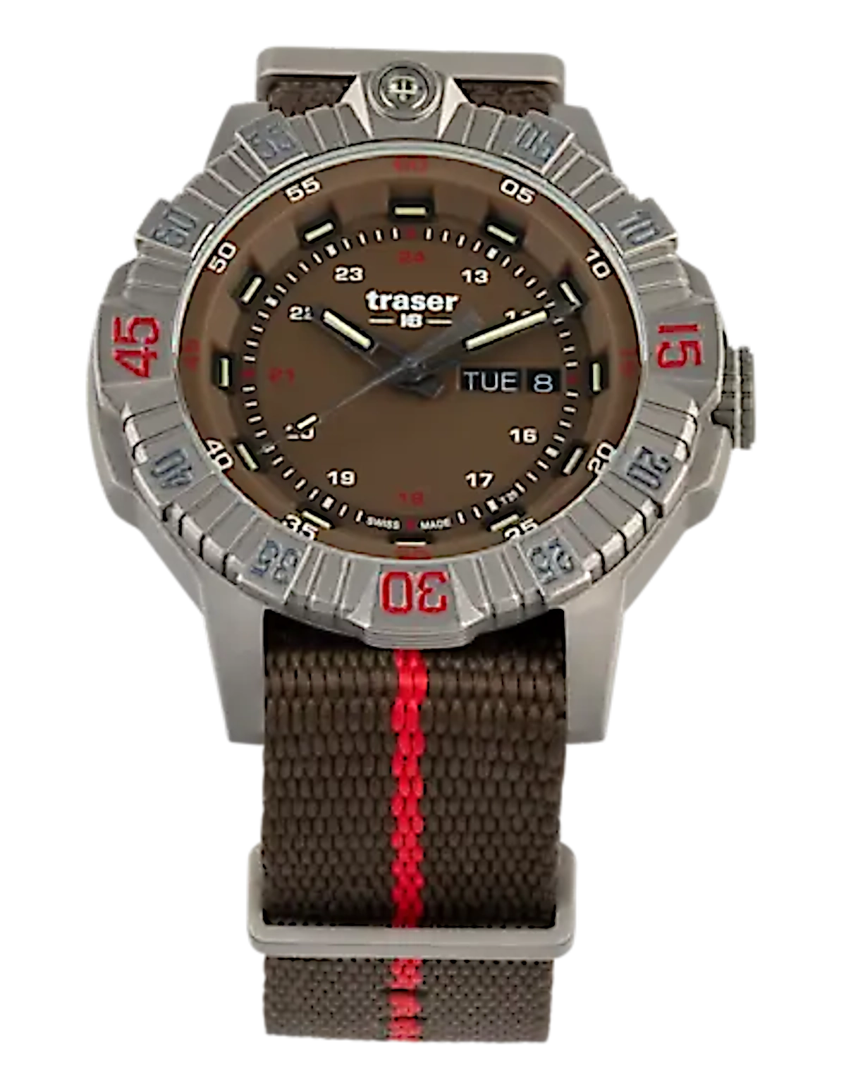 Traser P69 Black Stealth 109855 Men's Watch • Swiss Made Quartz Watch • Sapphire Crystal