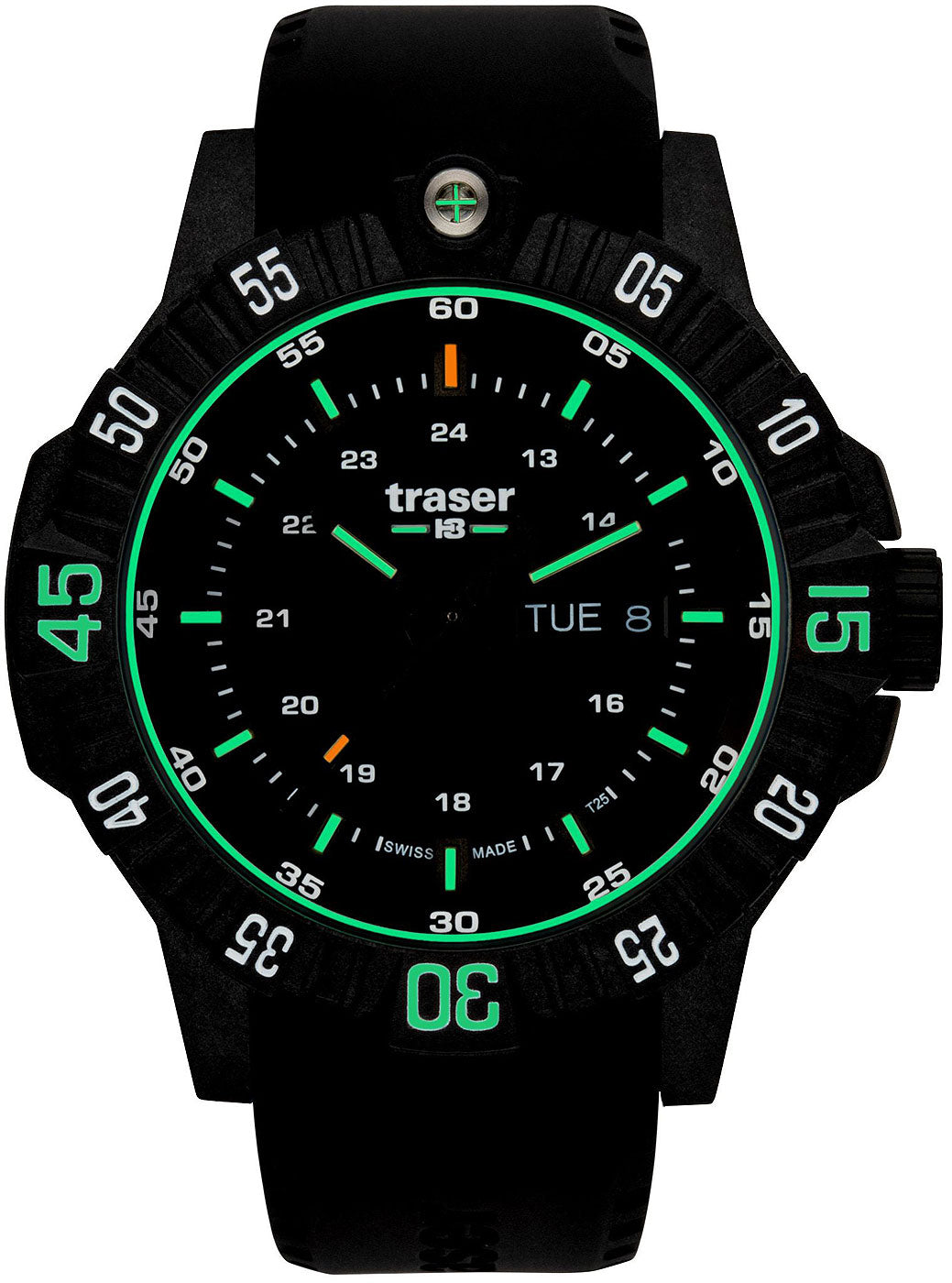 Montre pour hommes Traser P99 Q Tactical 110723 • Mouvement à quartz suisse • Technologie trigalight