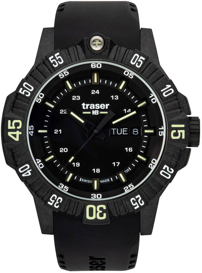 Montre pour hommes Traser P99 Q Tactical 110723 • Mouvement à quartz suisse • Technologie trigalight
