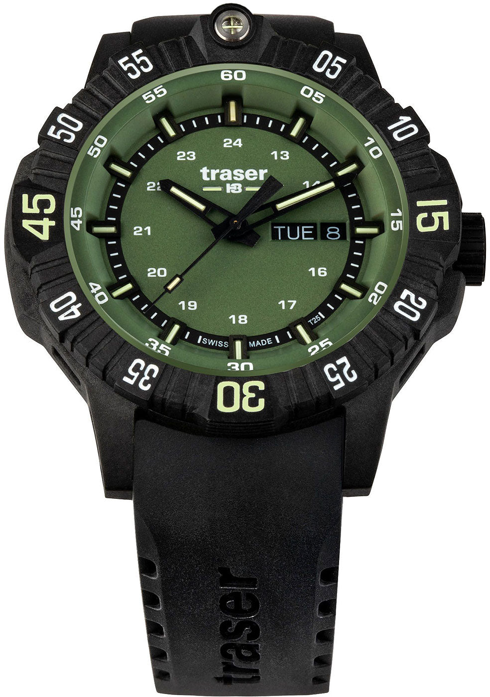 Traser P99 Q Tactical 110727 Men's Watch • trigalight technology • sapphire crystal
