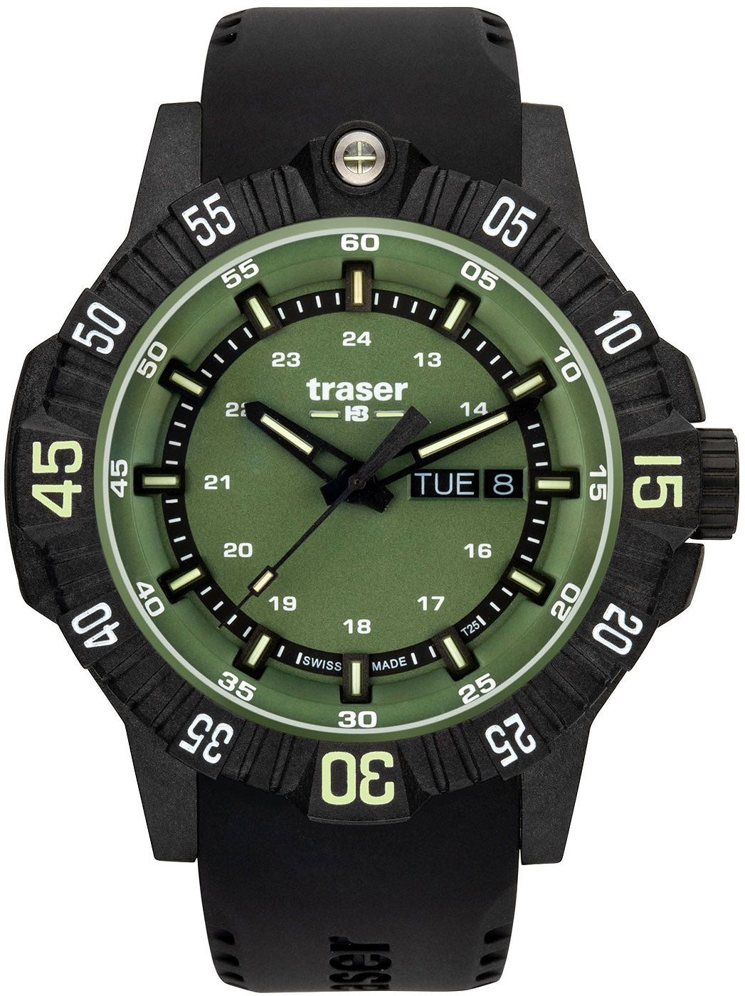 Traser P99 Q Tactical 110727 Men's Watch • trigalight technology • sapphire crystal