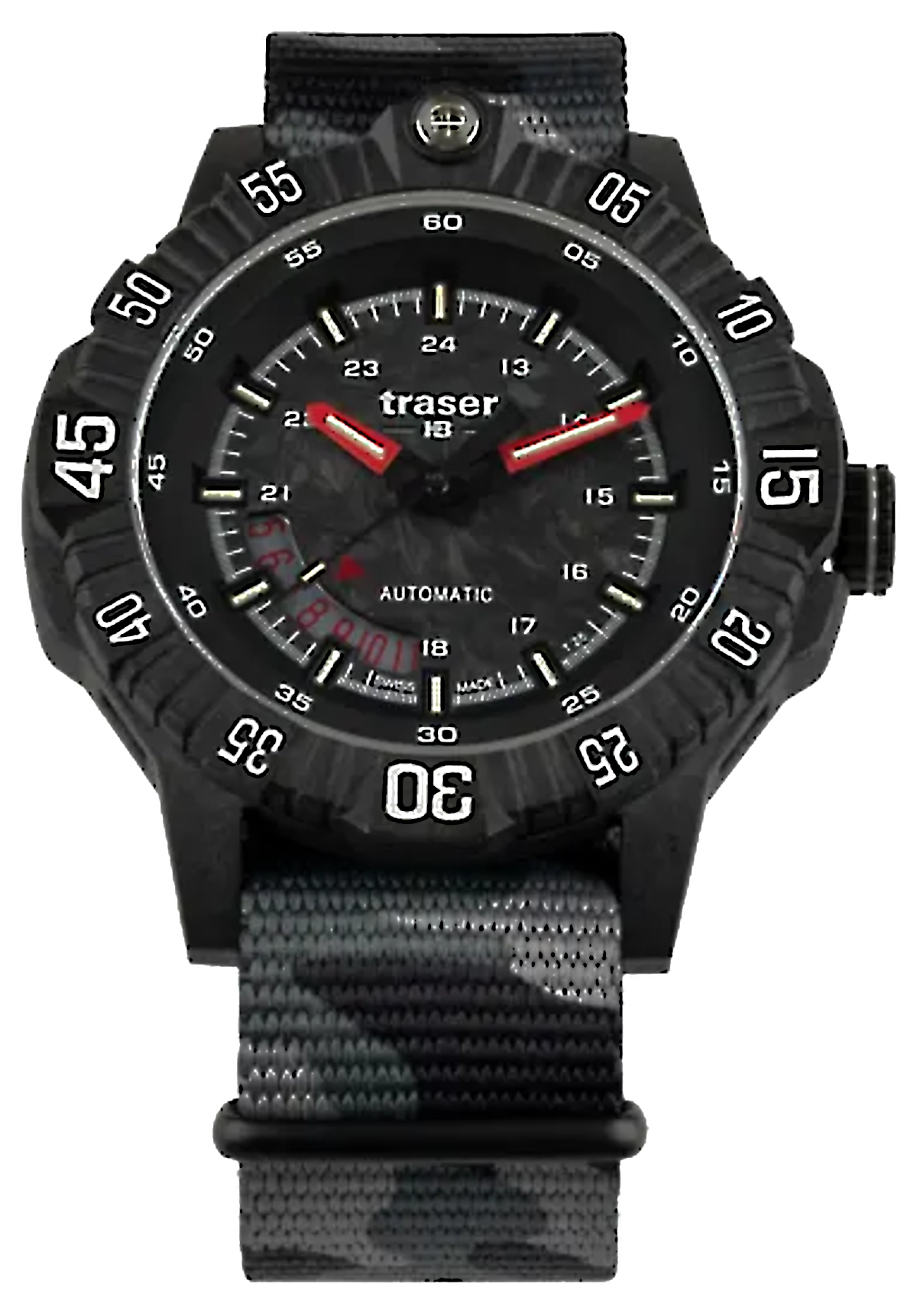 Traser P67 Officer Pro Gunmetal 110960 Men's Watch • Trigalight • Sapphire Crystal
