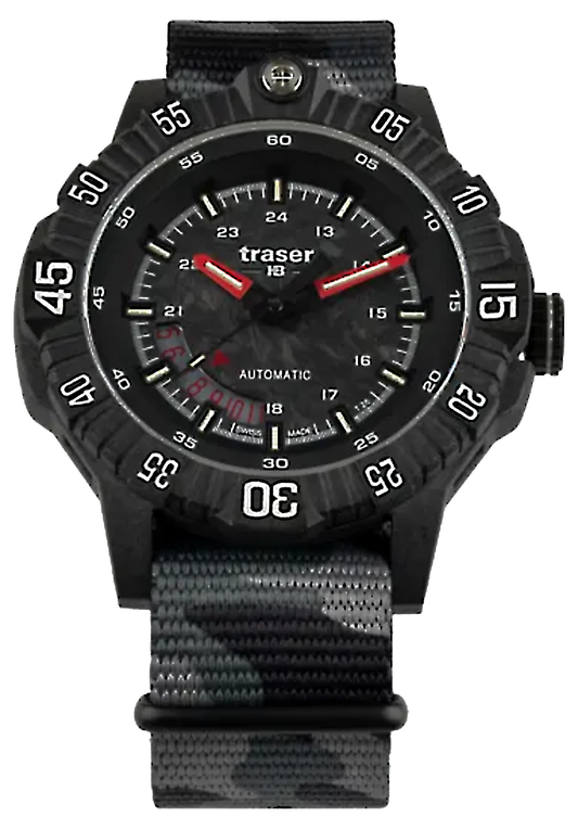 Traser P67 Officer Pro Gunmetal 110960 Men's Watch • Trigalight • Sapphire Crystal
