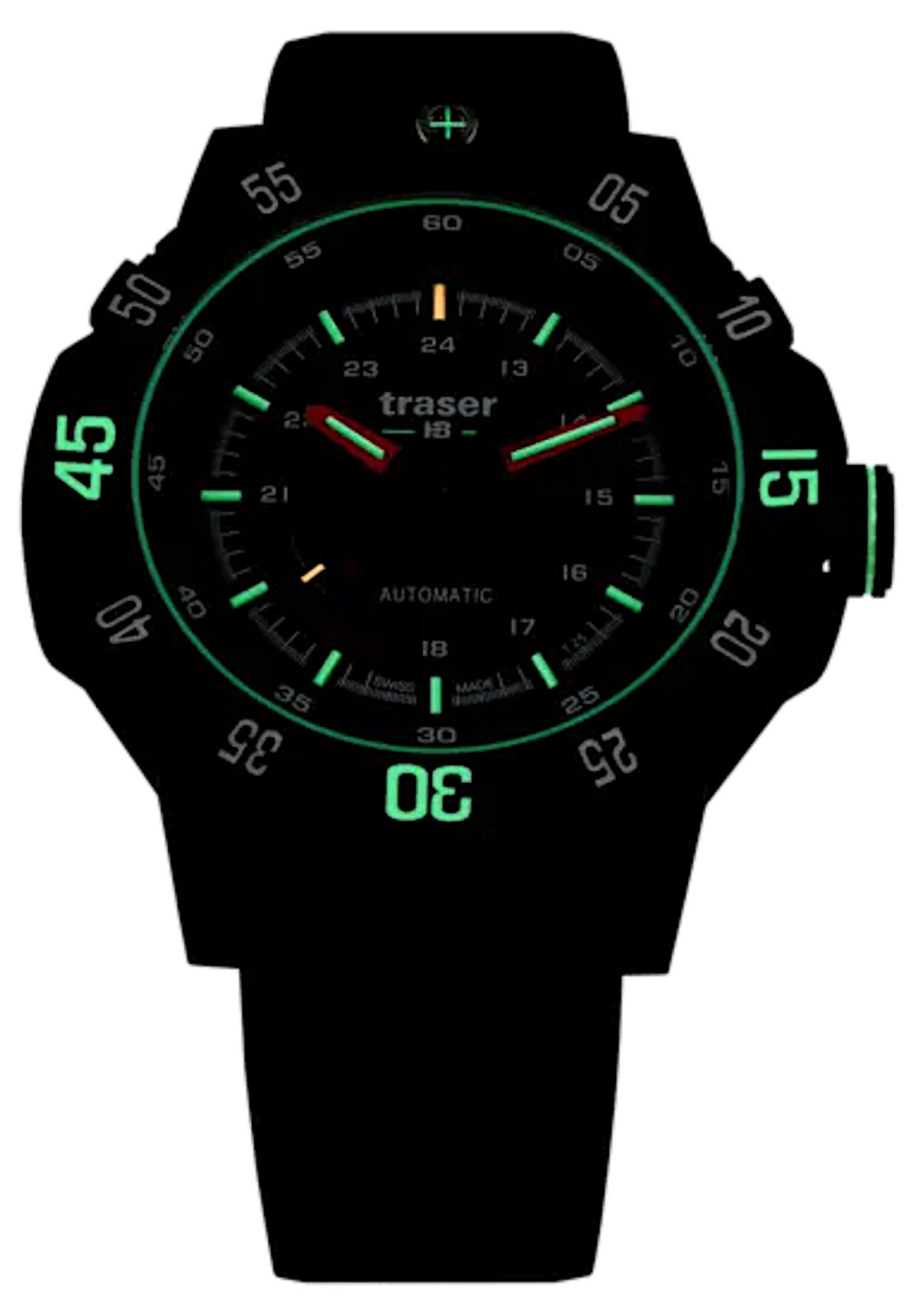 Traser P99 A Tactical Carbon 110961 Men's Watch • Automatic • Trigalight