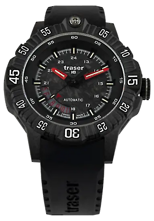 Traser P99 A Tactical Carbon 110961 Men's Watch • Automatic • Trigalight