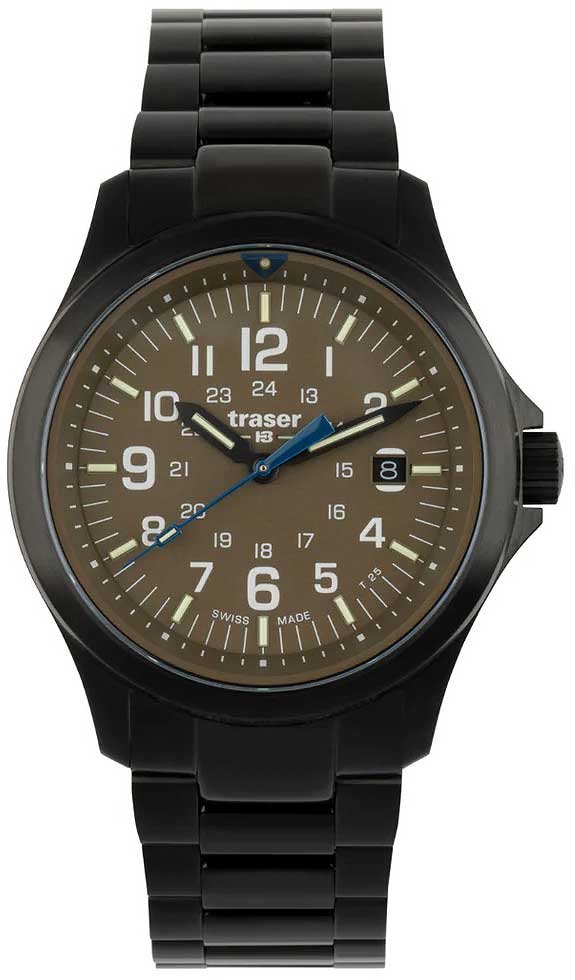Traser P67 Officer Pro 111076 Men's Watch • trigalight Technology • Swiss Quartz Movement
