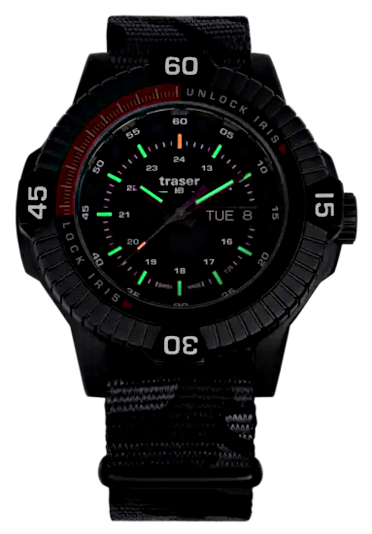 Traser P99 Iris Tactical 111460 Men's Watch • trigalight • Sapphire Crystal