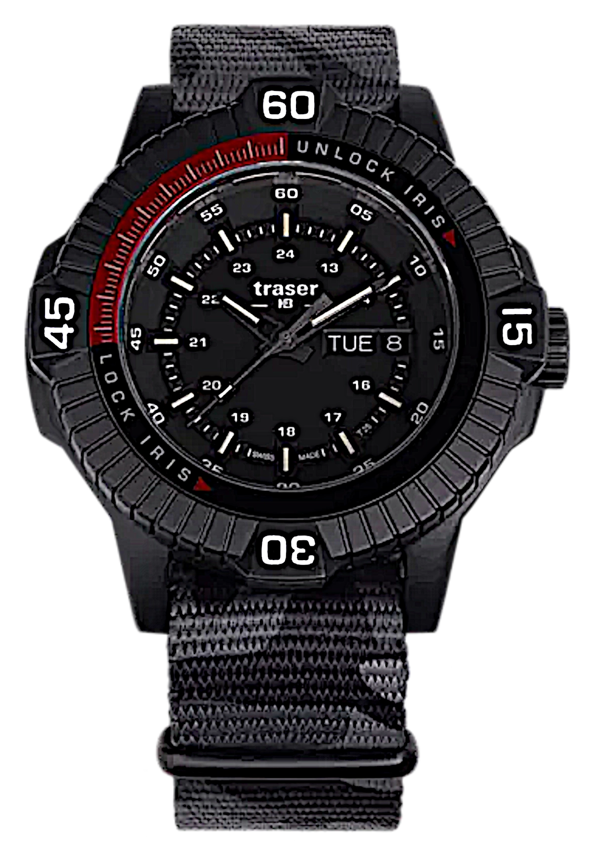 Traser P99 Iris Tactical 111460 Men's Watch • trigalight • Sapphire Crystal