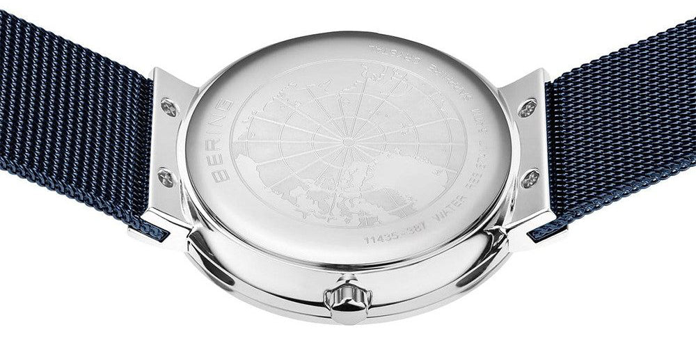 Bering Ceramic 11435-387 Damen Uhr • Saphirglas • Keramik-Lünette