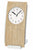 AMS Tischuhr 19x10x10 cm Holz • Präzises Quarzwerk • Modernes Design